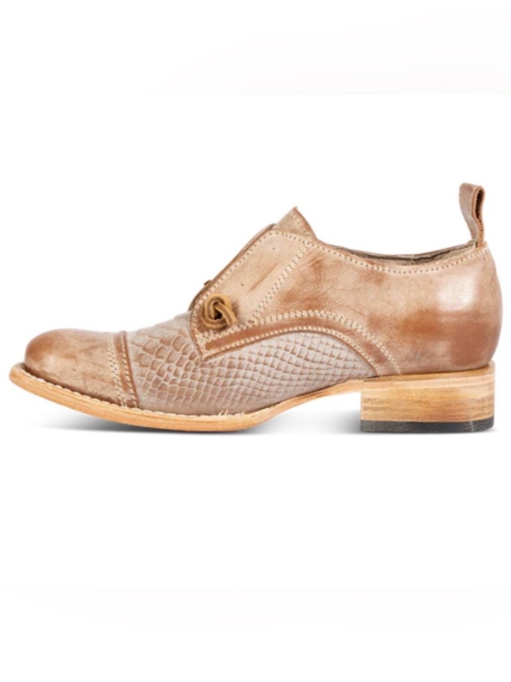 Freebird Brown Leather Flats - Mabel - Picture 3 of 17